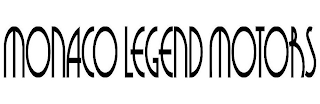 MONACO LEGEND MOTORS logo