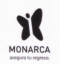 MONARCA ASEGURA TU REGRESO. logo