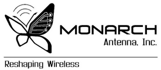 MONARCH ANTENNA, INC. RESHAPING WIRELESS logo