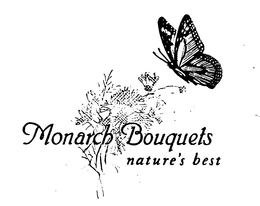 MONARCH BOUQUETS NATURE'S BEST logo