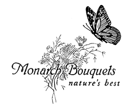 MONARCH BOUQUETS NATURE'S BEST logo