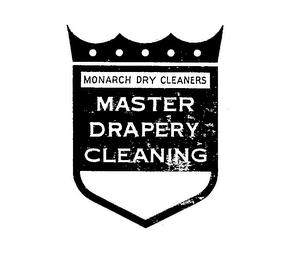MONARCH DRY CLEANERS MASTER DRAPERY CLEANING logo