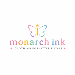 MONARCH INK CLOTHING FOR LITTLE ROYALS logo
