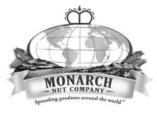 MONARCH NUT COMPANY SPREADING GOODNESS AROUND THE WORLD logo