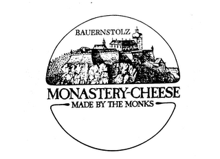MONASTERY-CHEESE MADE BY THE MONKS BAUERSTOLZ logo