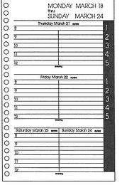 MONDAY MARCH 18 THRU SUNDAY MARCH 24 logo