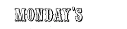 MONDAY'S logo