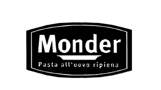 MONDER PASTA ALL'UOVO RIPIENA logo