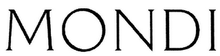 MONDI logo