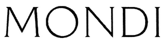 MONDI logo