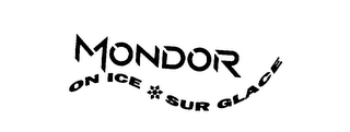 MONDOR ON ICE SUR GLACE logo