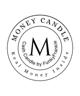 MONEY CANDLE REAL MONEY INSIDE M CASH CANDLE BY FUNKYFRANKIE logo