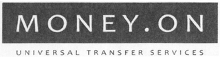 MONEY.ON UNIVERSAL TRANSFER SERVICES logo