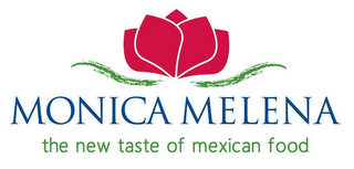 MONICA MELENA THE NEW TASTE OF MEXICAN FOOD logo