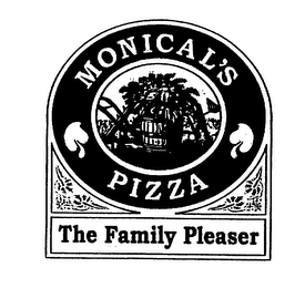 MONICAL'S PIZZA THE FAMILY PLEASER logo