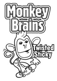 MONKEY BRAINS TWISTED STICKY logo
