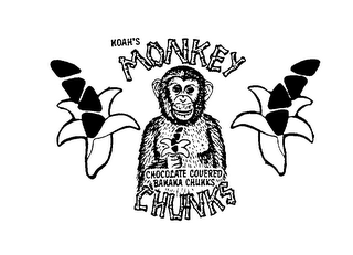MONKEY CHUNKS NOAH'S CHOCOLATE COVERED BANANA CHUNKS logo