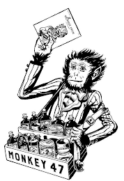 MONKEY DRUM MONKEY 47 logo