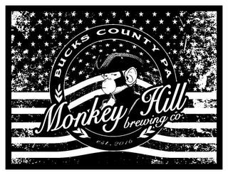 MONKEY HILL BREWING CO. BUCKS COUNTY PAEST. 2016 logo