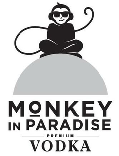 MONKEY IN PARADISE PREMIUM VODKA logo