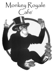 MONKEY ROYALE CAFE' logo