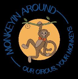 MONKEYIN AROUND OUR CIRCUS YOUR MONKEYS logo