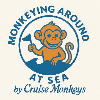 MONKEYING AROUND AT SEA BY CRUISE MONKEYS logo