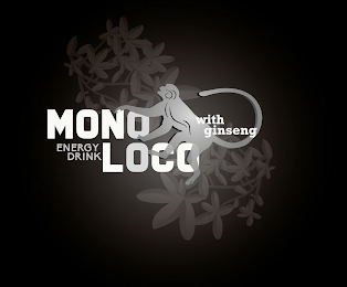 MONO LOCO ENERGY DRINK WITH GINSENG logo