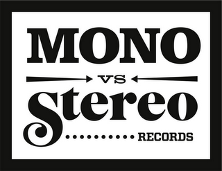 MONO VS STEREO RECORDS logo