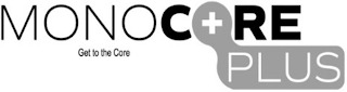 MONOCORE PLUS GET TO THE CORE logo