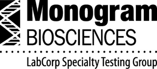 MONOGRAM BIOSCIENCES LABCORP SPECIALTY TESTING GROUP logo
