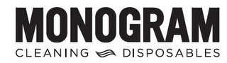 MONOGRAM CLEANING DISPOSABLES logo
