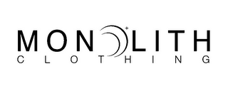 MONOLITH   C  L  O  T  H  I  N  G logo