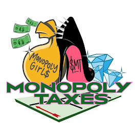 MONOPOLY GIRL$ $MT MONOPOLY TAXES logo