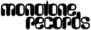 MONOTONE RECORDS logo