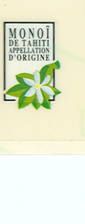 MONOÏ DE TAHITI APPELLATION D'ORIGINE logo