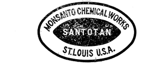 MONSANTO CHEMICAL WORKS SANTOTAN ST. LOUIS U.S.A. logo