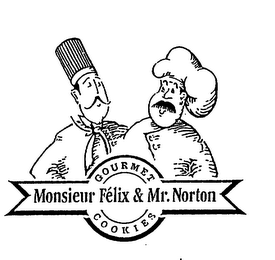 MONSIEUR FELIX & MR. NORTON GOURMET COOKIES logo