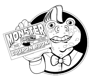 MONSTER COUPON BOOK FREE THE GRAND STRAND'S BEST VALUES WWW.THEMONSTERCOUPONBOOK.COM logo