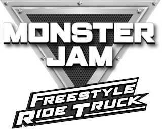 MONSTER JAM FREESTYLE RIDE TRUCK logo