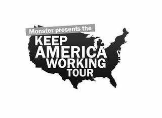 MONSTER PRESENTS THE KEEP AMERICA WORKING TOUR logo