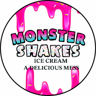 MONSTER SHAKES ICE CREAM A DELICIOUS MESS