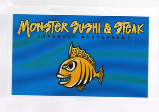 MONSTER SUSHI & STEAK JAPANESE RESTAURANT logo