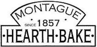 MONTAGUE HEARTH BAKE SINCE 1857 logo