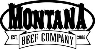 MONTANA BEEF COMPANY EST. 2006 logo