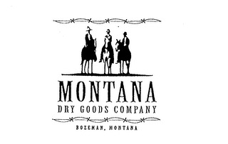 MONTANA DRY GOODS COMPANY BOZEMAN, MONTANA logo