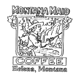 MONTANA MAID BRAND COFFEE HELENA, MONTANA logo