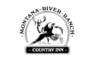 . MONTANA . RIVER . RANCH . COUNTRY INN . logo