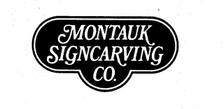 MONTAUK SIGNCARVING CO. logo