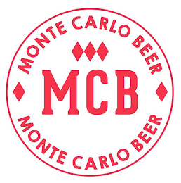 MONTE CARLO BEER MCB MONTE CARLO BEER logo